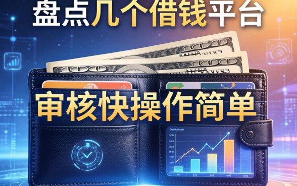 盘点几个钱包借钱的平台，审核快操作简单