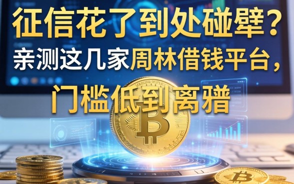 征信花了到处碰壁？亲测这几家周林借钱平台，门槛低到离谱