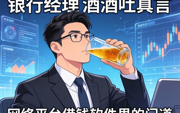 银行经理酒后吐真言：网络平台借钱软件里的门道