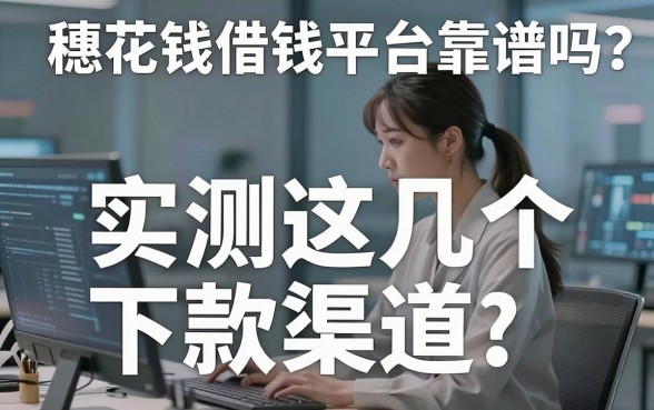 穗花钱借钱平台靠谱吗？实测这几个下款渠道