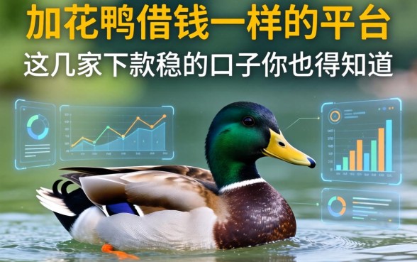 除了与花鸭借钱一样的平台，这几家下款稳的口子你也得知道