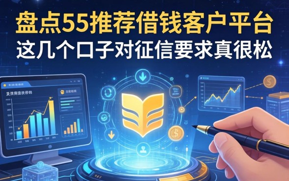 盘点5个推荐借钱客户平台，这几个口子对征信要求真的很松