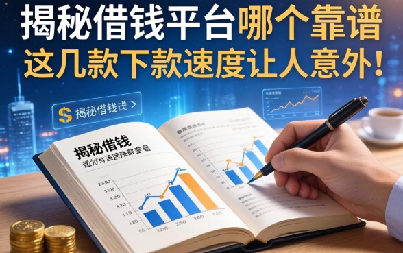 揭秘借钱平台哪个靠谱：这几款下款速度让人意外