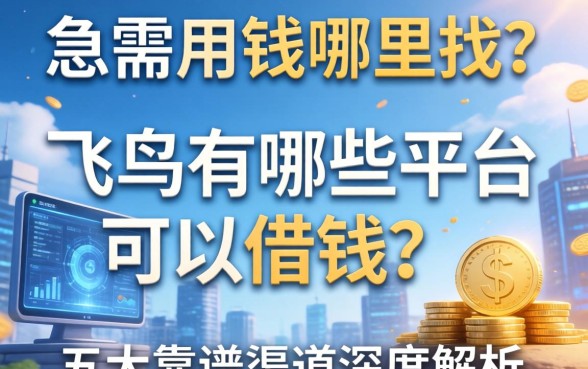 急需用钱哪里找?飞鸟有哪些平台可以借钱?五大靠谱渠道深度解析