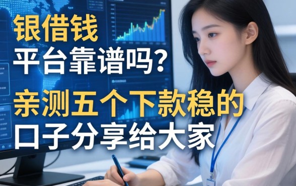 银借钱平台靠谱吗？亲测五个下款稳的口子分享给大家