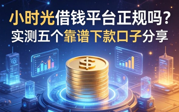小时光借钱平台正规吗？实测五个靠谱下款口子分享