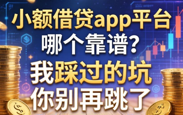 小额借钱app平台哪个靠谱？我踩过的坑你别再跳了