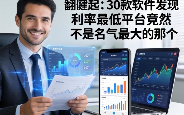 我翻了30款软件发现利率最低的平台竟然不是名气最大的那个