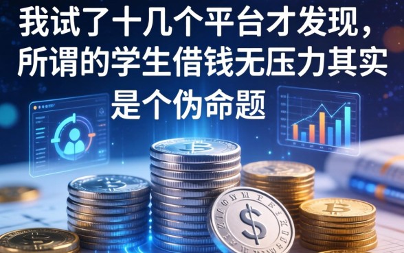 我试了十几个平台才发现，所谓的学生借钱无压力其实是个伪命题