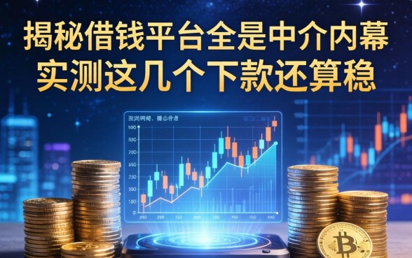 揭秘借钱平台全是中介的内幕，实测这几个下款还算稳
