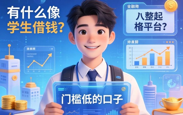 有什么像学生借钱的平台？整理了几个门槛低的口子
