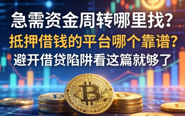 急需资金周转哪里找？抵押借钱的平台哪个靠谱？避开借贷陷阱看这篇就够了