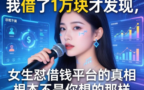 我借了1万块才发现，女生怼借钱平台的真相根本不是你想的那样