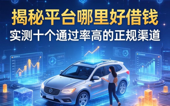 揭秘平台哪里好借钱：实测十个通过率高的正规渠道