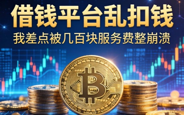 借钱平台乱扣钱，我差点被几百块服务费整崩溃