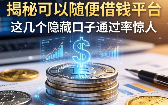 揭秘可以随便借钱平台，这几个隐藏口子通过率惊人