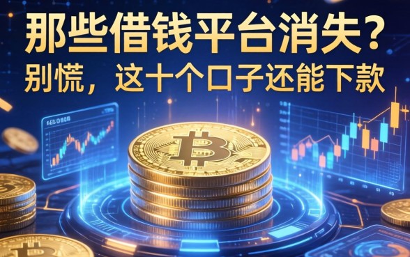 那些借钱平台消失？别慌，这十个口子还能下款