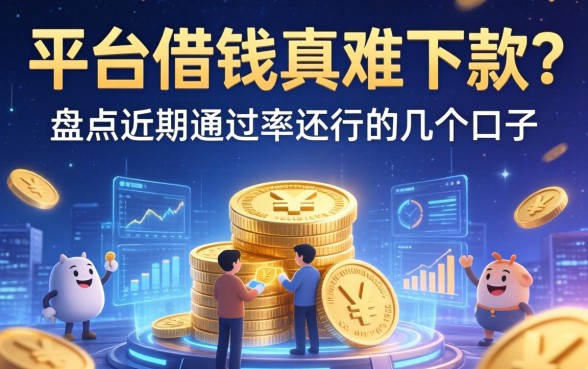 平台借钱真难下款？盘点近期通过率还行的几个口子