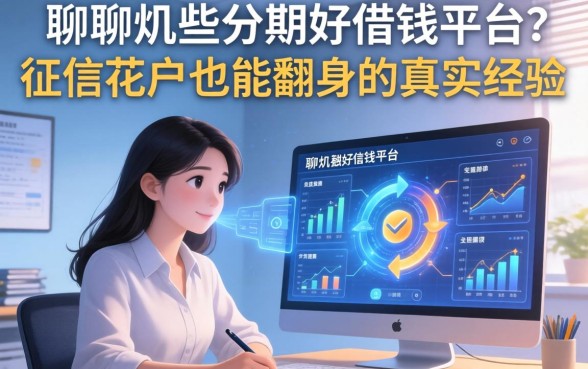 聊聊那些分期好借钱平台，征信花户也能翻身的真实经验
