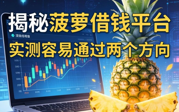 揭秘菠萝借钱平台：实测容易通过的两个方向
