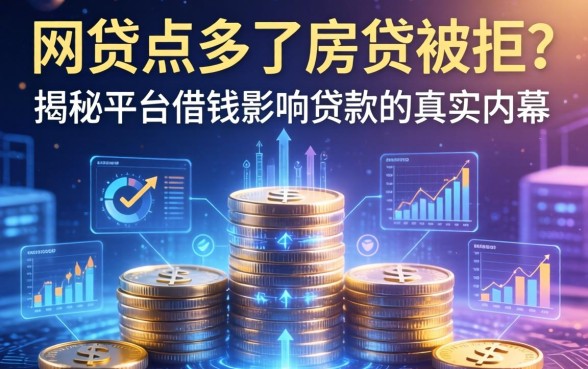 网贷点多了房贷被拒？揭秘平台借钱影响贷款的真实内幕