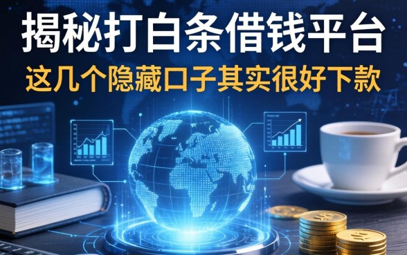 揭秘打白条借钱平台：这几个隐藏口子其实很好下款