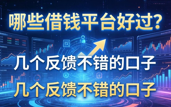 哪些借钱平台好过？整理了几个反馈不错的口子
