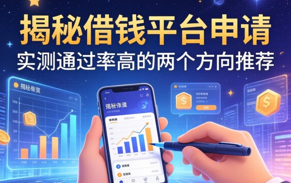 揭秘借钱平台申请，实测通过率高的两个方向推荐