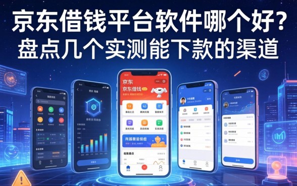 京东借钱平台软件哪个好?盘点几个实测能下款的渠道
