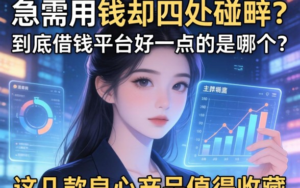急需用钱却四处碰壁？到底借钱平台好一点的是哪个？这几款良心产品值得收藏