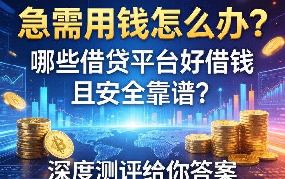 急需用钱怎么办？哪些借贷平台好借钱且安全靠谱？这篇深度测评给你答案