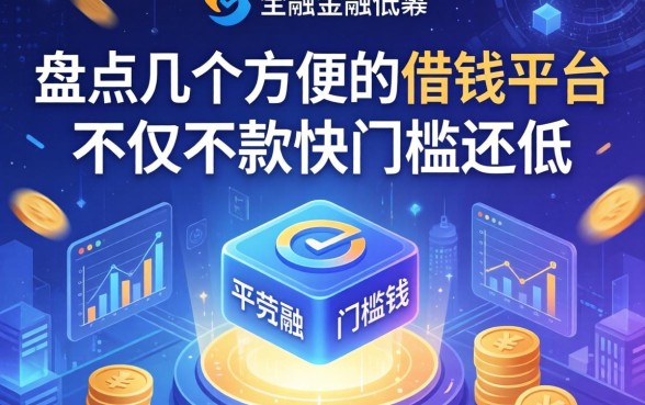 盘点几个方便的借钱平台，不仅下款快门槛还低