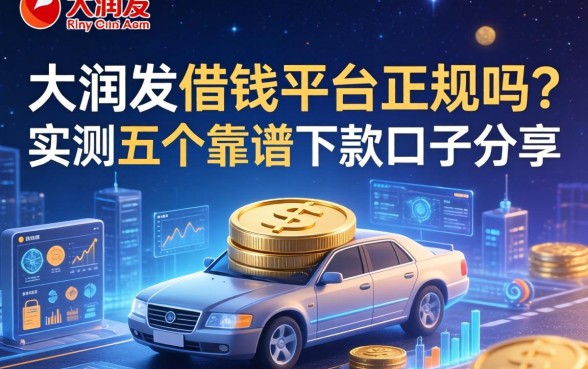 大润发借钱平台正规吗？实测五个靠谱下款口子分享