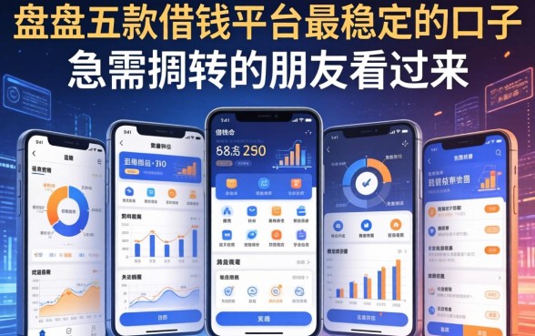 盘点五款借钱平台最稳定的口子，急需周转的朋友看过来