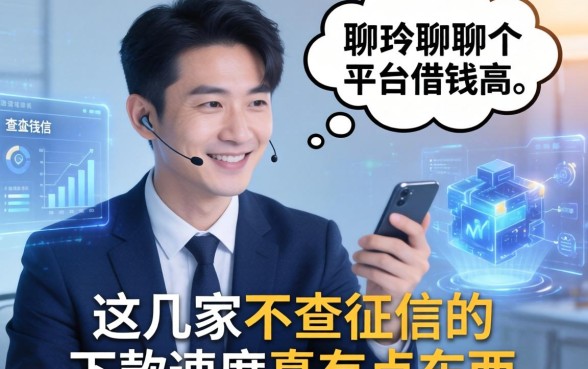 聊聊那个平台借钱高，这几家不查征信的下款速度真有点东西