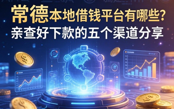 常德本地借钱平台有哪些？亲测好下款的五个渠道分享