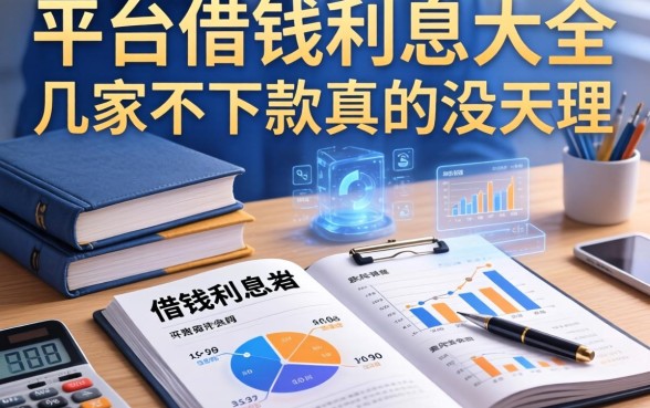 整理了一份平台借钱利息大全，这几家不下款真的没天理