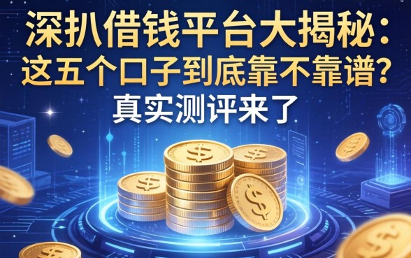 深扒借钱平台大揭秘：这五个口子到底靠不靠谱？真实测评来了