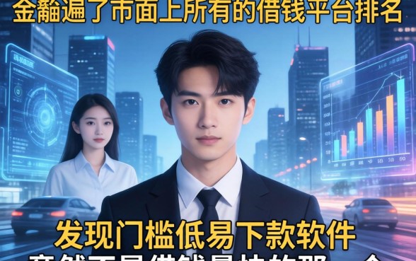 我翻遍了市面上所有的借钱平台排名，发现门槛低易下款软件竟然不是借钱最快的那一个
