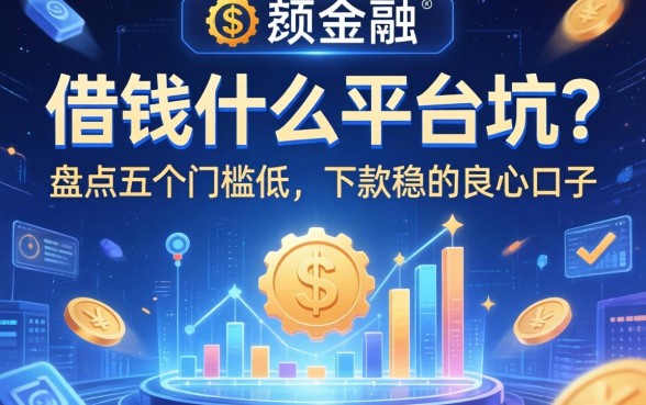 借钱什么平台坑？盘点五个门槛低、下款稳的良心口子
