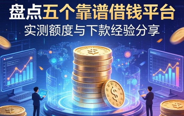 盘点五个靠谱借钱平台，实测额度与下款经验分享