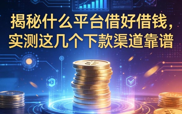 揭秘什么平台借好借钱，实测这几个下款渠道靠谱