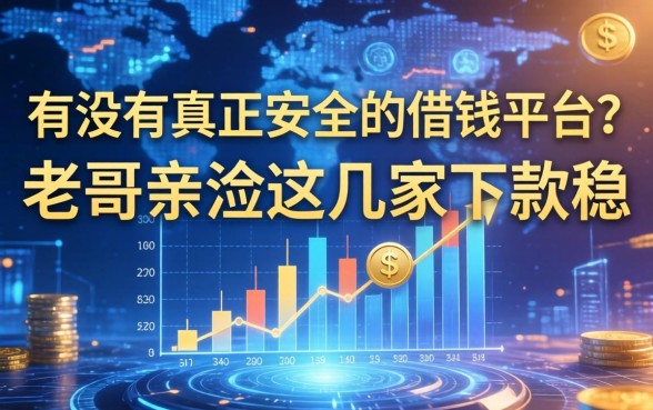 有没有真正安全的借钱平台？老哥亲测这几家下款稳