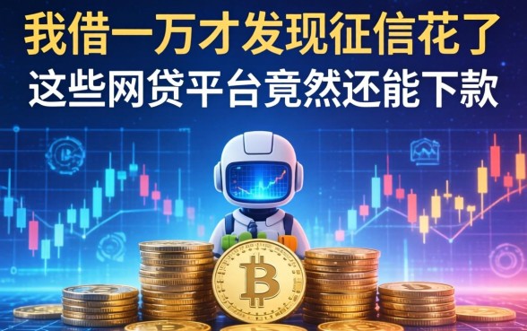 我借了一万才发现征信花了,这些网贷平台竟然还能下款