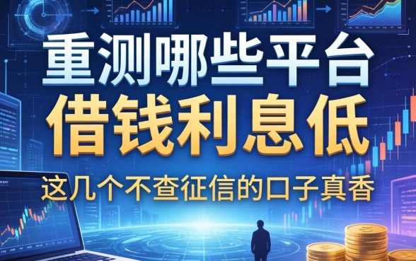 实测哪些平台借钱利息低,这几个不查征信的口子真香