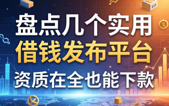 盘点几个实用的借钱发布平台，资质不全也能下款