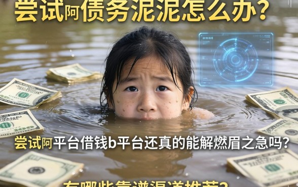 深陷债务泥潭怎么办？尝试a平台借钱b平台还真的能解燃眉之急吗？有哪些靠谱渠道推荐？