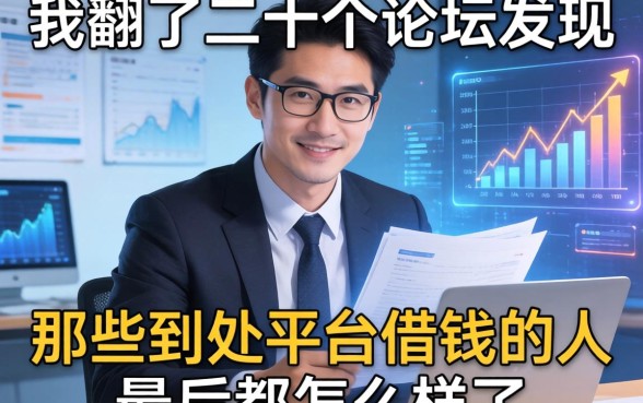 我翻了二十个论坛发现，那些到处平台借钱的人最后都怎么样了