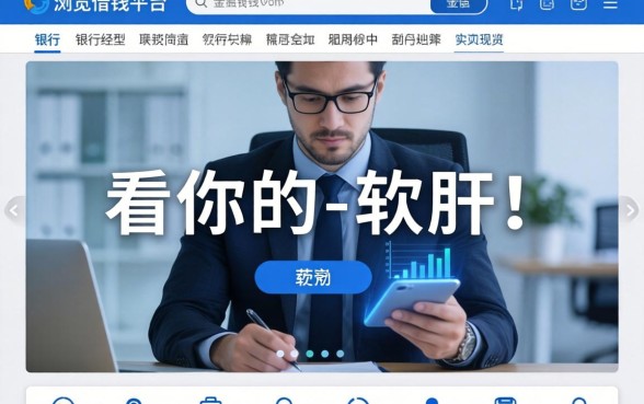 浏览借钱平台时，银行经理看到的是你的-软肋-