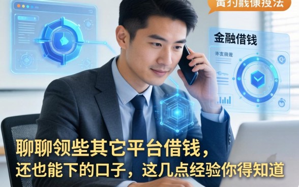 聊聊那些其它平台借钱不还也能下的口子，这几点经验你得知道